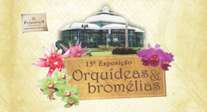 Palácio de Cristalé palco da 15ªExposição de Orquídease Bromélias
