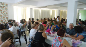 Em ItajaÍ, o Dia Internacional da Mulher foi festejado na Galeria de Pães e Tortas Rosa Rosinha.